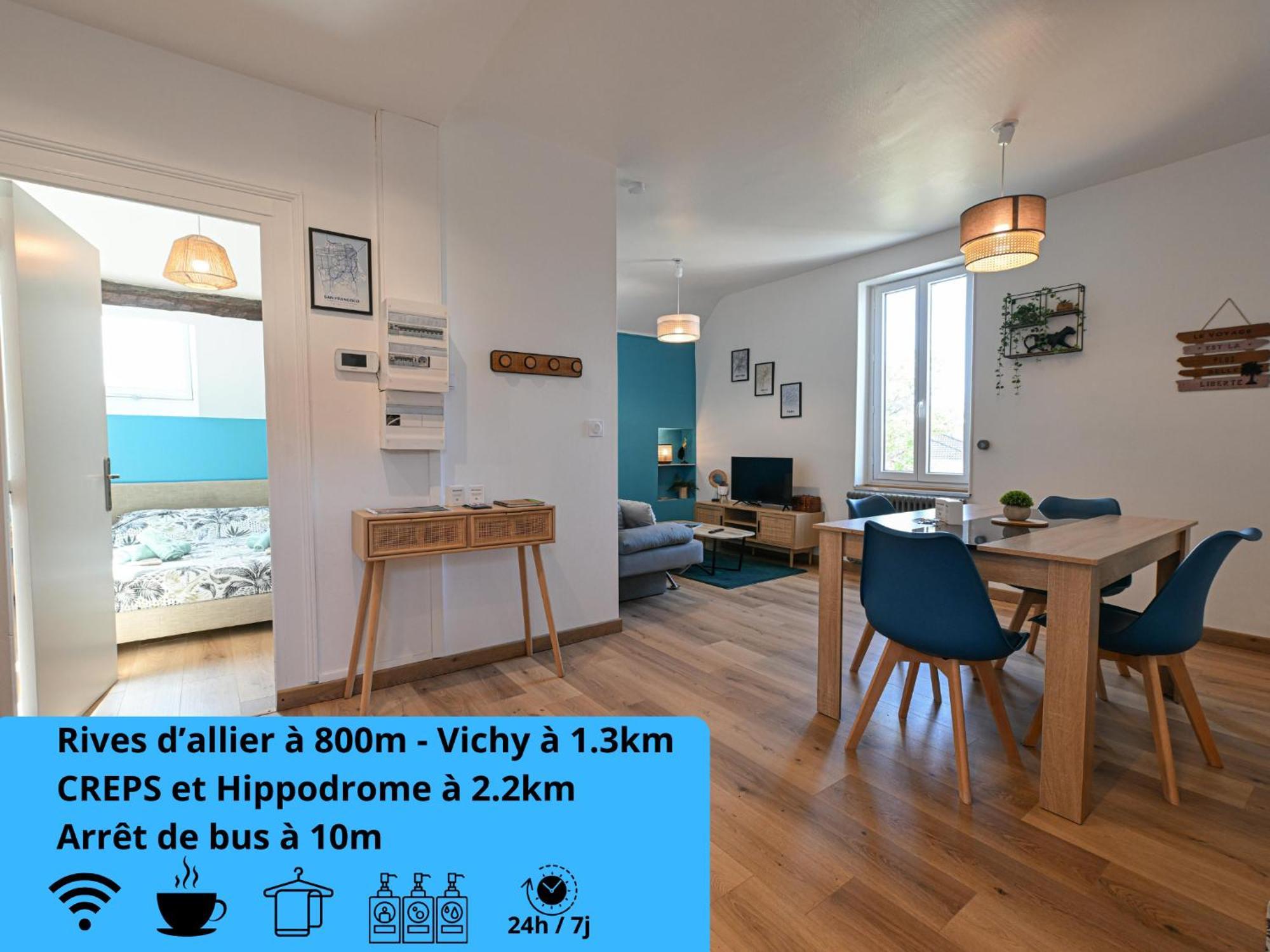 La Belle Rive Du Voyageur Apartment เบลเลอริฟ-ซูร์-อัลลิเยร์ ภายนอก รูปภาพ